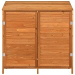 En promotionabri de jardin moderne - abott@ abri de rangement / armoire haut - marron 102x52x112cm bois ...