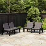 En promotionbancs de salon de jardin - shield - meuble dext�rieur - banquette pour balcon avec coussins ...
