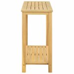 En promotiontable 2 / 4 personnes - table console de jardin - shield - table cuisine - acacia clair 80x35x75cm ...