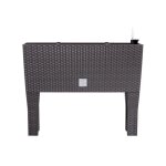 Pot � fleurs - prosperplast - rato case high can - couleur umbra - avec r�serve deau - dimensions drtc600h ...