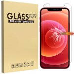 Protecteur d�cran iphone 12 mini verre tremp� film de protection [1 pc] vitre tactile anti - poussiere ...