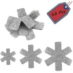 Protecteurs de po�le - premium - 12 coussinets - 3 tailles - protection contre rayures - accessoires ...