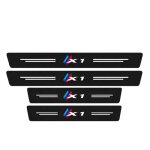 Protecteur de seuil de porte de voiture en fibre de carboned�coration de p�dale de bienvenueautocollants ...