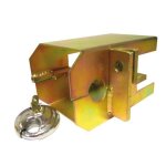Protection antivol en mtal galvanis pour les remorques - 190 x 125 x 114 mm