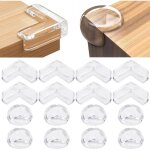 Protection coin de table bb - transparent - 16 pcs - silicone pvc - installation facile - design esthtique ...