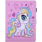 Protection coque cuir simili portefeuille etui a rabat pour tablette 10. 1 pouces universel animaux fille ...