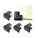 Protections dangle souples pour enfants - lot de 4 - noir