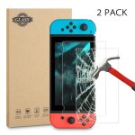 Protection cran - nintendo - switch 2017 - verre tremp - pack de 2 - transparent