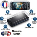Protection d?ecran en verre tremp contre les chocs pour console nintendo switch