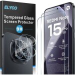 Protection �cran pour xiaomi redmi note 15 pro 5g 2 pi�ces films verre tremp� + 2 pi�ces cam�ra arri�re ...