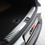 Protection seuil de coffre pour vw tiguan 2007 - 2016 acier inox bross�