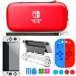 Protection pour switch oled kit accessoires pochette pour nintendo switch oled avac coque pour nintendo ...