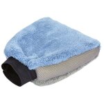 Protecton gant de lavage microfibre 27 x 18 x 45 cm bleu / gris
