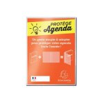 Protge - agenda - exacompta - 12x17 cm - souple - orange et jaune - mixte