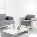 Protge canap 3 places gris les ateliers du linge