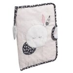 Prot�ge carnet de sant� en coton rose