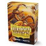 Prot�ges cartes - dragon shield - sleeves mini matte - orange - lot de 60 - format jap