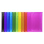 Prot�ge - documents a4 exacompta 120 vues - lot de 8 en polypropyl�ne semi - rigide couleurs assorties ...