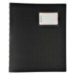 Protge - documents  anneaux avec pochettes dtachables - 40 vues exactive - a4, noir