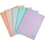 Protge - documents - exacompta - aquarel pp 120 vues - polypropylne semi - rigide - couleurs assorties ...