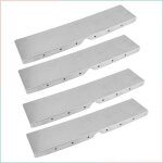 Protge - gouttires en aluminium pour pluie et claboussures - cocosity - 4pcs
