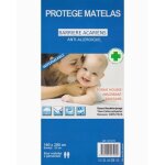 Prot�ge matelas - blanc - 160x200 + 25 cm - imperm�able - anti allergique - ultra r�sistant
