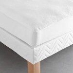 Prot�ge matelas - anti - acariens - 160x200 cm - bonnet 25 cm - hypoallerg�nique - lavable 30�c