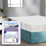 Alpes blanc - prot�ge - matelas imperm�able forme plateau 140x190 cm - respirante et r�sistante pour ...