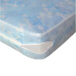 Prot�ge matelas housse int�grale - sieste - bleu - anti - acariens - 140 x 190 cm