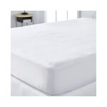 Protège matelas - promo linge - polypropylène - 200x160cm - blanc Protège matelas - promo linge - polypropylène - 200x160cm - blanc
