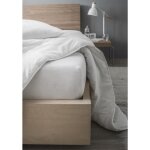 Protge matelas - la maison damelie - 90x190 - blanc - naturelle - hypoallergnique