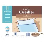 Prot�ge oreiller - mortreux - 60 x 60 cm - 100% coton - lavable � 40� - toutes saisons