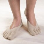 Protge pied avec doigts beige - beige - 19 cm x 10 cm x 0. 5 cm - vitaeasy