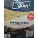 Housse de table ronde - prot�ge table rond 1m35 - bleu - autres motifs - imperm�able - anti - tache
