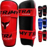 Prot�ge - tibias kickboxing mytra fusion - kick boxing arts martiaux - bleu