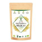 Protine de soja bio - 90% protines - poudre de fve de soja - conditionn en france - vegan - 500g
