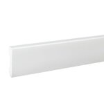 Proviston plinthe 16 x 60 x 2000 mm plinthe moderne profil� carr� plinthe de haute qualit� plastique ...