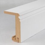 Proviston plinthe cache tuyaux berliner 64 x 96 x 2500 mm mdf blanc