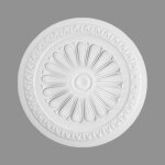 Proviston rosace de stuc no. 23 polystyr�ne diam�tre 600 mm blanc rosace de plafond d�coration murale ...