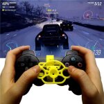 Pour ps3 racing gamemini volant manette accessoires de remplacement jaune