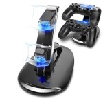Ps4 / ps4 slim pro console charging dock stand double chargeur rapide cradle station accessoire avec ...