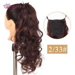 Pt110 - 2 - 33 - - huaya queue de cheval synthtique pour femme extensions de cheveux courts et boucls ...