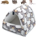 Pt754452 - couchage rongeur peluche petite maison hamster hamac jouet lit cabane pour cochon dinde lapin ...