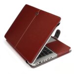 Coque etui de protection - francis - r - old macbook pro 13 pouces - pu cuir - durable - marron