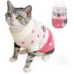 Pull pour animaux adorable vtement pour chat gilet pour animaux de compagnie pull chat tricot chaud ...