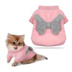 Pull pour chienpull avec n?ud pour chat chienhiver automne chaudvtements en tricot de activit intrieurevte ...