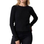 Pull noir femme tommy hilfiger tjw cable essential