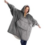 Pull plaid - sweat  capuche oversize - couverture super douce et chaude - plaid capuche adulte homme ...