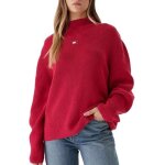 Pull rouge femme tommy hilfiger tjw mockneck badge s