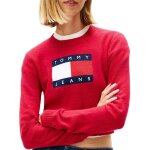 Pull rouge femme tommy hilfiger tjw sparkle flag